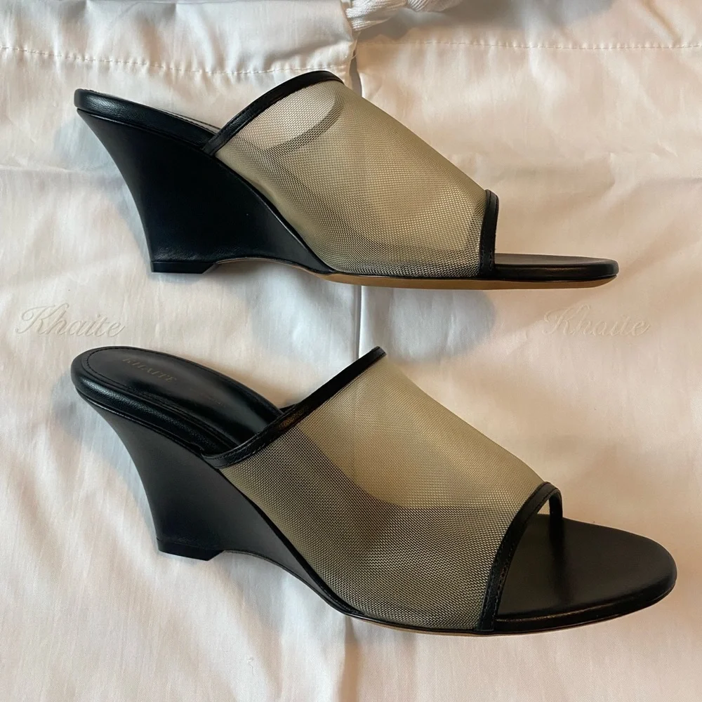 NIB Khaite Marion Wedge Sandal - Picture 8 of 9